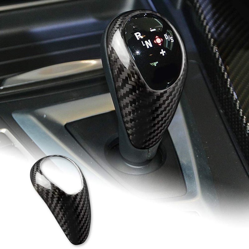 AIRSPEED Gear Shift Knob Cover Interior Trim for BMW M2 F87 M3 F80 M4 F82 M5 F83 F10 F12 F13 X5M F85 X6M F86 Accessories, Carbon Fiber - Image 1